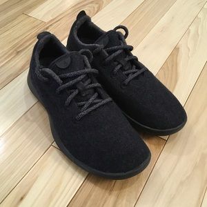 Allbirds like New Women's Wool Runners Natural Black Comfort Shoes Size 10